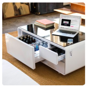 Sobro 智能咖啡桌 带蓝牙音箱、冷藏抽屉、USB插口 三色可选 @ Sam's Club