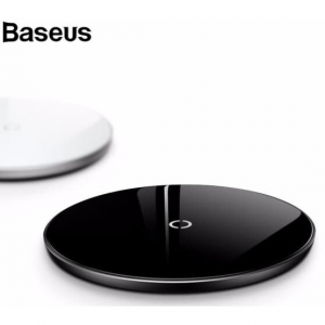 Baseus 10W 钢化玻璃无线充电器 支持苹果和安卓快充 @ JoyBuy