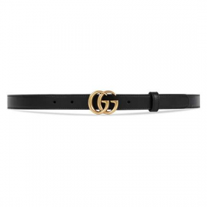 $350 for Gucci Black GG Belt @ SSENSE