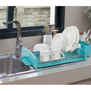 KitchenAid 3-Piece Dish Rack Aqua Sky