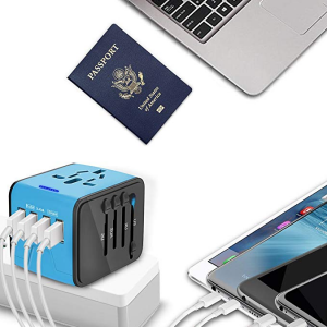 Universal USB Travel Power Adapter-EPICKA All in One Wall Charger AC Power Plug Adapter @ Amazon