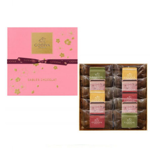 【日本直邮】比利时GODIVA巧克力 樱花限定巧克力夹心饼干礼盒 10枚装