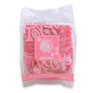 【日本直邮】日本名菓 TOKYO RUSK樱花限定口味香脆饼干 8枚装