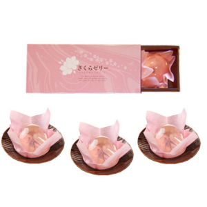 【日本直邮】百年老店 果子铺荣太楼季节限定樱花布丁 3枚装