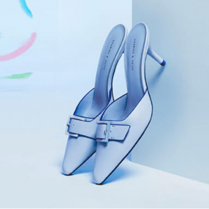 BUCKLE SLIP-ON HEELS