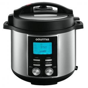 $100 off Gourmia - 6-Quart Pressure Cooker - Stainless Steel @ Best Buy 