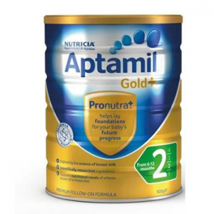 Aptamil 澳洲爱他美 金装加强型婴幼儿配方奶粉（2段）6个月+900g