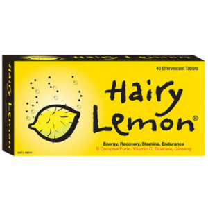 Hairy Lemon 柠檬西洋参泡腾片 富含维生素C 40粒