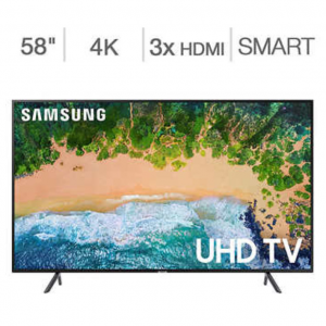 Costco会员限定 Samsung 58'' 4K UHD LED 高清电视 