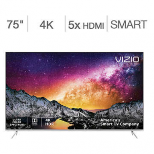 75" Vizio Class 4K HDR LED LCD TV @Costco
