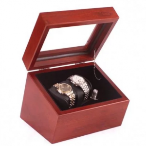 AMERICAN CHEST The Admiral, Double Watch Winder - Solid Cherry