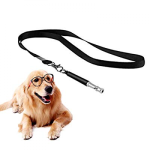 N NEWKOIN Dog Whistle, Dog Training Whistle, Ultrasonic Silent Whistle to Stop Barking, Professional
