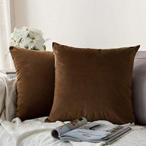 MRNIU Decorative Square Accent Throw Pillow Covers Set Cushion Cases Pillowcases Corduroy Soft Super