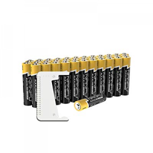 NANFU No Leakage Long Lasting AAA 36 Batteries Pack, A Battery Tester Included [Ultra Power] Premium