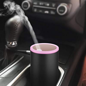 YJY Car Diffuser for Essential Oils Portable Home Humidifier, Ultrasonic None-Filter-Wick USB Aromat