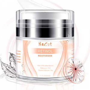 Face Moisturizer Anti-Wrinkle Retinol Cream Treatment with Combination of Green Tea, Vitamin E and O