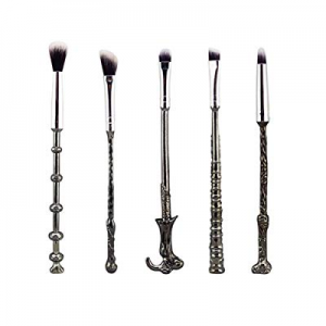Wizard Wand Brushes,WeChip 5 PCS Potter Makeup Brush Set for Foundation Blending Blush Concealer Eye