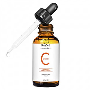 Vitamin C Serum for Face - NaCot Vitamin C Serum 20% Vit C with Hyaluronic Acid and Vitamin E - Natu