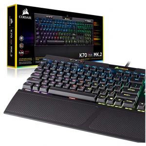 CORSAIR K70 RGB MK.2 Mechanical Gaming Keyboard @ Amazon