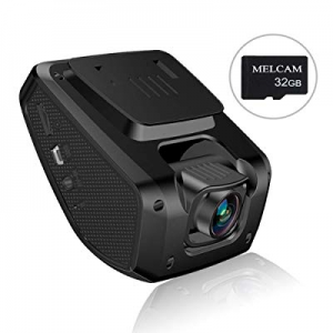 Car Dash Cam, Dashboard Camera Recorder with 32GB SD Card, MELCAM FHD 1080P, 3" LCD Screen, Driving