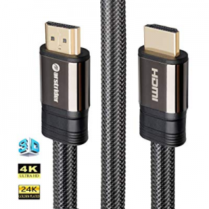 4K HDMI Cable/HDMI Cord 3ft - Ultra HD 4K Ready HDMI 2.0 (4K@60Hz 4:4:4) - High Speed 18Gbps - 28AWG