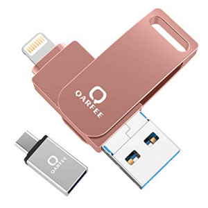 QARFEE USB Flash Drive Photo Stick for iPhone ipad USB 3.0 Memory Stick Mobile PhotoStick for Androi