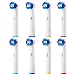 Toothbrush Replacement Heads Compatible with Braun Oral-B Electric Toothbrush Pro500 Pro1000 Pro3000