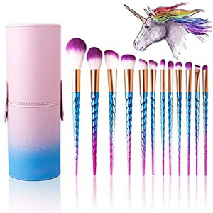 Makeup Brush Set for Cosmetic, Professional Makeup Brush Kit Set with Case for Blush Liquid Foundati