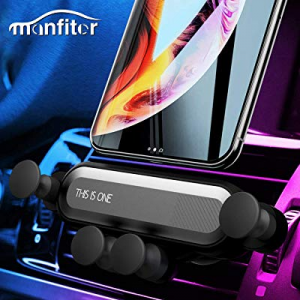 Manfiter Car Phone Mount Air Vent, Automatic Locking, Car Phone Holder Air Vent Mount Universal Smar