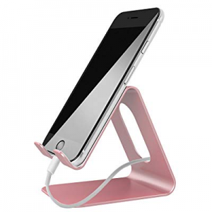 Cell Phone Stand, LOBKIN Metal PhoneTablet Cradle, Holder, Stand,for iPhone 8 X 7 6 6s Plus 5 5s 5c 