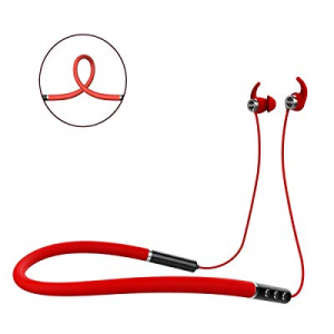 Bluetooth Headphones, MacaW Wireless Neckband Headset with aptX, IPX7 Waterproof Sports Noise Cancel