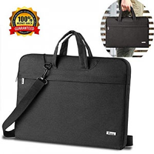 Voova Laptop Shoulder Bag Briefcase Messenger Tote Case Compatible 15 15.6 Inch MacBook Pro Notebook
