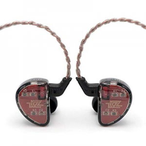 KZ AS10, LINSOUL 5BA HiFi Stereo in-Ear Earphone High Resolution Earbud Headphone with 0.75mm 2 pin 