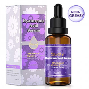 Hyaluronic Acid Serum for Face- Intense Hydration 2% Hyaluronic Acid Hydrating Seum with Vitamin C, 