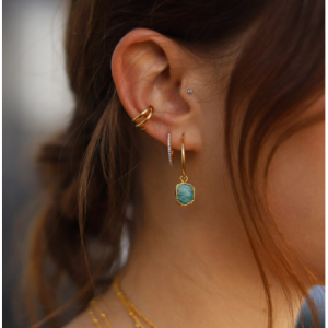 AMAZONITE 耳钉
