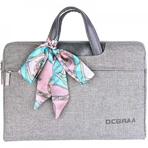 Dcbraa 13.3 Inch Laptop Case - for Women Briefcase Bag Waterproof Laptop Bag Tablet Bussiness Carryi