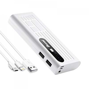 BONAI Portable Charger, Power Bank 12000mAh, Two Port Input and High-Speed Output External Battery P