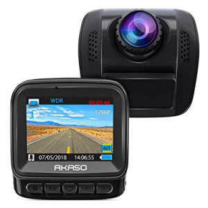 Dash Cam Car Dash Camera - AKASO 1296P HD Dashcam 170° Wide Angle Dash Camera for Cars with Super Ni