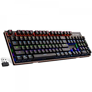 G-Cord Wireless Mechanical Keyboard with LED Backlit, 2.4G Connection