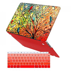 iCasso MacBook Air 13 Inch Case 2018 Release A1932 with Retina Display, Durable Rubber Coated Plasti