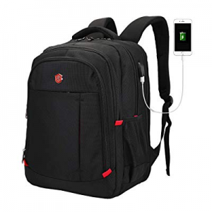 Laptop Backpack, Large Scansmart TSA Friendly Travel Bag, Durable Business Backpack with USB Chargin