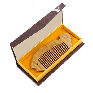 Green Sandalwood Natural Aroma Hair Comb Handmade Comb Portable Comb