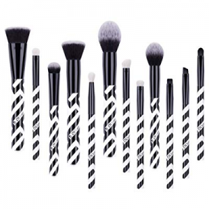 DUcare Makeup Brushes 12Pcs Premium Synthetic Goat Foundation Powder Contour EyeShadow Blending Kit