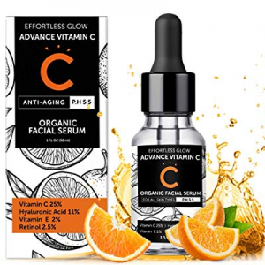 Vitamin C Serum for Face | With Hyaluronic Acid, Retinol, & Vitamin E | Natural Anti Aging & Wrinkle