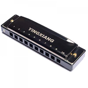 Harmonica, YINGXIANG Harmonicas, Standard Diatonic 10 Hole Blues Harp with Case, Suitable for Beginn
