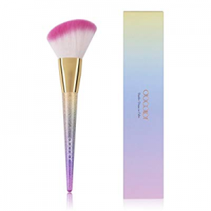Docolor 1Pcs Contour Makeup Brush Angled Contour Face Sculpting Fantasy Rainbow Blush Brush
