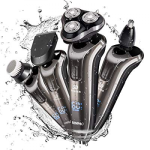 RENPHO Electric Shaver Rotary Razor for Men, Wet & Dry Mens Electric Razors Cordless Beard Trimmer N