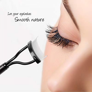 Docolor Eyelash Comb Curler Eyebrow Brush Mascara Applicator Eyelash Eye Brow Definer With Comb Cove