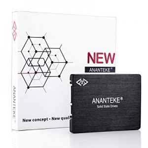 Ananteke SSD 120GB Solid State Drive with Read 520MB/S Write 450MB/S, 2.5 Inch 7mm Thickness SATA II