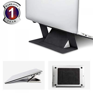 Invisible Laptop Stand Portable-RUCACIO Adhesive Laptop Kickstand Lightweight Stand Foldable Seamles